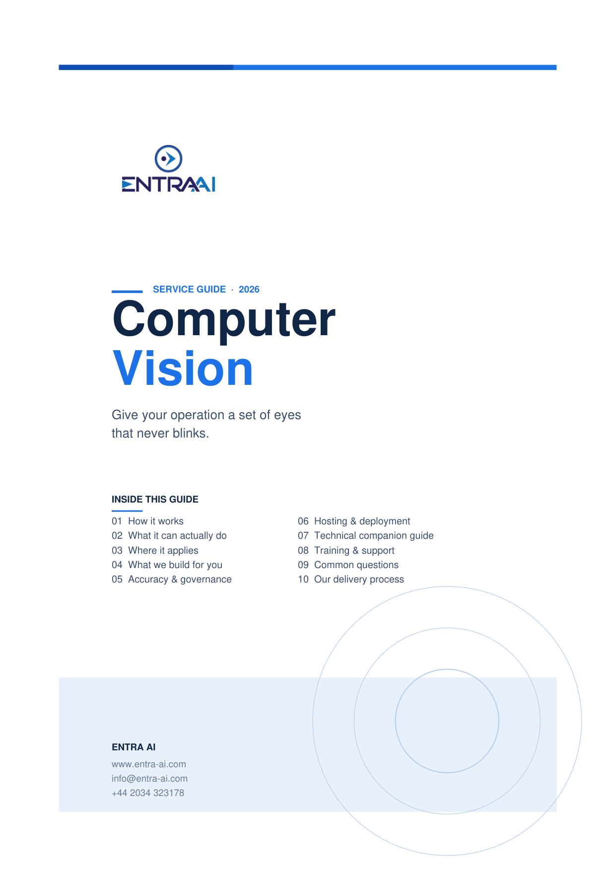 Computer Vision service guide preview